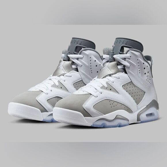 Nike Air Jordan 6 Cool Grey White Medium CT8529-100 mens size 8 8.5 9 9.5 10 main image 5